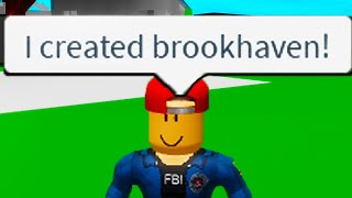 😳 Pretending To Be The Owner of Brookhaven [upl. by Ennaitsirhc614]