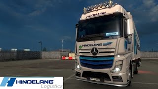 ETS2 v118010 Actros MP4 Hindelang Logistic [upl. by Akenahs]