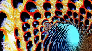 Neural Trip III  An AI Fractal Zoom 4k 60fps [upl. by Lyford]