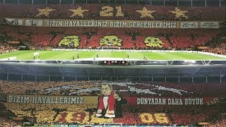 Galatasaray Choreography  Galatasaray vs Fenerbahce  Ultras Way✔ [upl. by Duomham]