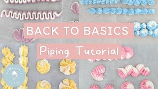 Piping Tutorial Learn How to Pipe To Perfection  Georgias Cakes [upl. by Ellery]