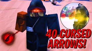 I Used 40 CURSED ARROWS In Roblox Project Star RAREST ARROWS [upl. by Bonine]