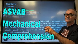 ASVAB Mechanical Comprehension Review 2024 [upl. by Ecital355]