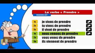 La conjugaison du verbe Prendre  Passé récent [upl. by Nomal]