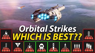 Ranking ALL 11 Orbital Stratagems Which is Best  Orbital Tier List  Helldivers 2 [upl. by Calvert]