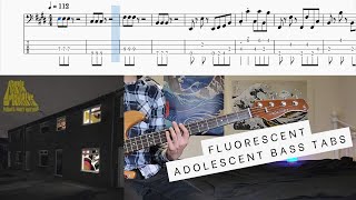 Arctic Monkeys  Fluorescent Adolescent  Bass Cover Tabs and Notation in Video [upl. by Vesta]