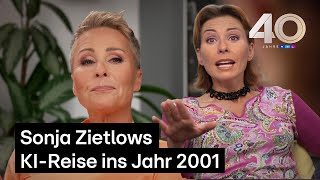 Sonja Zietlow trifft ihr jüngeres KIIch 🤯  40 Jahre RTL  Das große Jubiläumsquiz [upl. by Bendick]