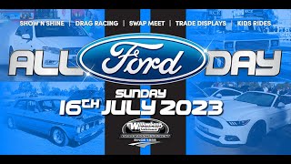 2023 All Ford Day Southeast Qld Ford Only Static show and shine race your mate The whole day Filmed [upl. by Nivahb]