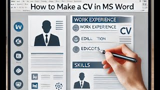 How TO Make CV Formatting in MS word [upl. by Sikes]