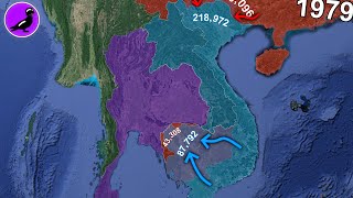 Third Indochina War in 1 minute using Google Earth [upl. by Clarence721]