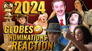 Golden Globes 2024 Nominations LIVE REACTION  Back Lot Banter [upl. by Carolina632]