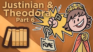 Byzantine Empire Justinian and Theodora  Fighting for Rome  Extra History  Part 6 [upl. by Nillad]