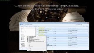 Photoshop Temp Scratch Disk file location  Photoshop temp cache file [upl. by Ahsirtal114]