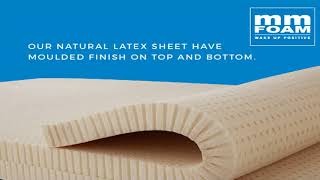 MM FOAM  Natural Latex Mattresses [upl. by Aidni]