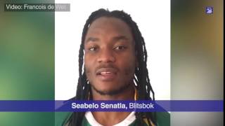 Seabelo Senatla bedank Blitsbokondersteuners vóór span se vertrek na Rio [upl. by Binnings594]