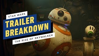 Star Wars The Rise of Skywalker Trailer Breakdown  Easter Eggs and Theories [upl. by Naujek780]