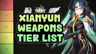 Xianyun Weapons Catalysts Tier List  Genshin Impact 44 [upl. by Docia]