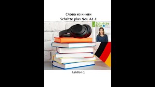 Слова из книги Schritte plus Neu A11  Lektion 1 [upl. by Ived]