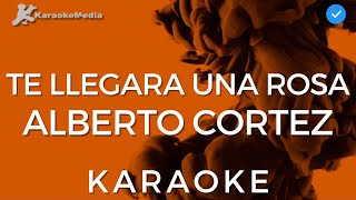 Alberto Cortez  Te llegara una rosa KARAOKE Instrumental y letra [upl. by Vocaay]