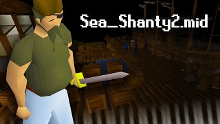 Sea Shanty2 from Runescape  Piano Tutorial [upl. by Hymen]