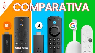 Chromecast Google TV 4K vs Amazon Fire TV Stick 4K vs Mi TV Stick 4K  MEJORES TV STICKS 2024 [upl. by Asset]