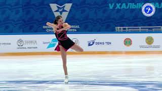 Lara Naki GUTMANN Short Program DENIS TEN MEMORIAL CHALLENGE 2024 [upl. by Kesia]