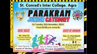 StConrads Inter CollegeAgra 35th Annual Sports Day 20242025 [upl. by Kreis]