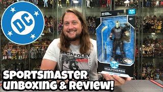 Sportsmaster DC Multiverse McFarlane Unboxing amp Review [upl. by Jacquelyn]