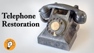 Australian Made Bakelite Telephone Restoration A Stepbystep Guide vintage [upl. by Quinta]