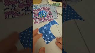 todays temperature quilt sewing shorts englishpaperpiecing quilting [upl. by Englebert]