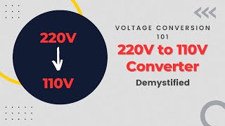 220V to 110V Converter Demystified A Complete Guide [upl. by Rogovy718]