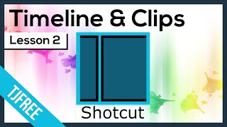 Shotcut Lesson 2  Timeline and Editing Clips [upl. by Drawde]