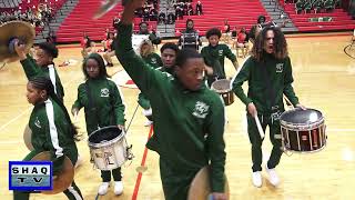 Cass Tech Oak Park amp Ecorse HS Drumline Battle  Crank Mas SHOWDOWN BOTB 2023 [upl. by Oicnedurp]