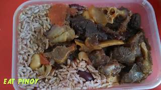 We Tried JAMAICAN OXTAIL STEW WITH RICE amp PEAS  Jamaica spice bakery [upl. by Becki987]