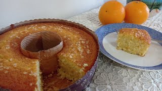 Ciambella allarancia con granella di mandorle [upl. by Aivil765]