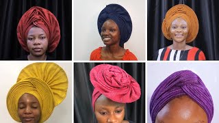 Six Ways To Tie Unconventional Gele Style [upl. by Ehlke]