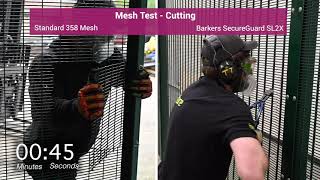 Bolt Cutter Test Comparison  SecureGuard SL2X vs 358 mesh [upl. by Mara259]