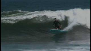 Longboard surfingJoel Tudor from Longboard Habit Dvdmusic Greg Ribot [upl. by Ahsinaj391]