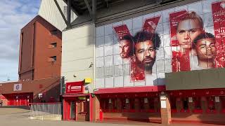 Liverpool FC  ANFIELD Stadium External Walking Tour [upl. by Laurel]