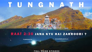 Tungnath amp Chandrashila Trek at 230 AM for Best View😍  Worlds highest Shiv temple Full guide 2022 [upl. by Alberic]