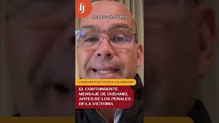 El contundente mensaje de Dudamel antes de los penales de la victoria quépasóconloquepasó colombia [upl. by Jesus794]