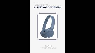 AUDÍFONOS INALÁMBRICOS DE DIADEMA SONY WHCH520AZUL [upl. by Hagan]