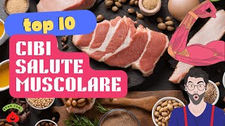 TOP 10 Cibi per POTENZIARE la Tua Salute MUSCOLARE 💪🥦 [upl. by Gonta315]