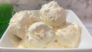 Vanilla Ice Cream in less than 3 minutes with 3 ingredients [upl. by Kowal]