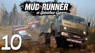 Spintires Mudrunner Coop w Beef amp Cone  10  Good Choice [upl. by Ecnerwal]