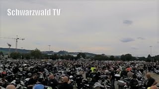 🚨🏍️ MotorradDemo Stuttgart 2021 Biker demonstrieren gegen WochenendFahrverbote Zuschauervideo [upl. by Atikim521]