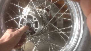 Harley rear wheel sprocket bolt damage [upl. by Rebane]