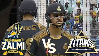 PESHAWAR Zalmi Takes on Gujarat Titans in EPIC T10 Cricket Showdown 2024Cricket 24 game play [upl. by Finnegan]