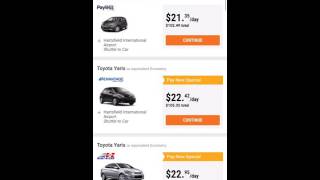 Car Rentals App  Rent a Car TODAY [upl. by Tenn]