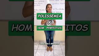 📚POLISSEMIA e HOMÔNIMOS PERFEITOS 📚 português enem concurso dicas aula professora [upl. by Aihsenod]